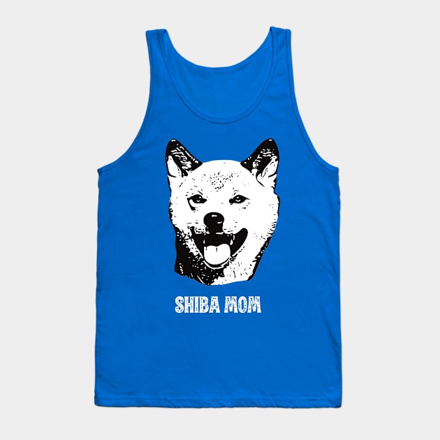 Shiba Mom Shiba Inu Design Tank Top by DoggyStyles